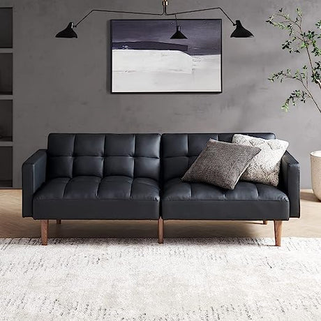 Aaron Couch, Futon Sofa Bed, Sleeper Sofa, Loveseat, Couches for Living Room