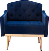 Modern Velvet Accent Chair, Living Room, Bedroom Leisure Single Sofa Chair