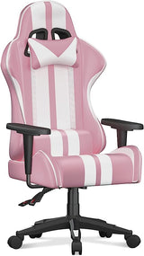 Gaming Chair Office Chair, Reclining High Back PU Leather