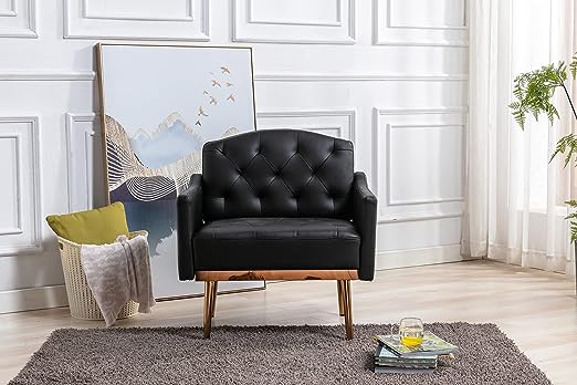 Modern Velvet Accent Chair, Living Room, Bedroom Leisure Single Sofa Chair