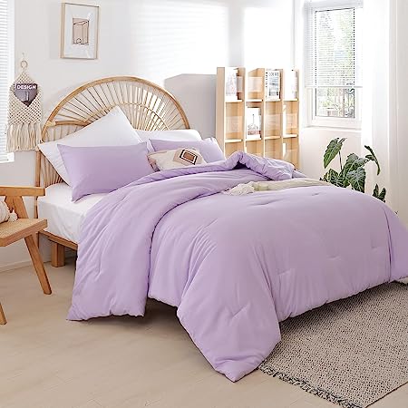 King Size Comforter Set Taupe Solid Color Lightweight Microfiber Bedding Comforter Sets