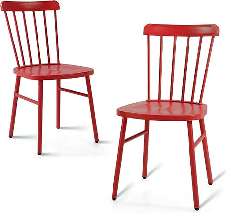 Outdoor Windsor Style Metal Side Chair