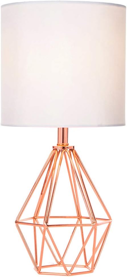 Gold Modern Hollow Out Base Bedroom Small Table Lamp