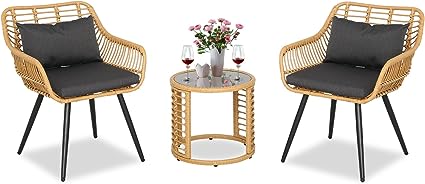 Outdoor Furniture Bistro Set Patio Conversation Bistro Set