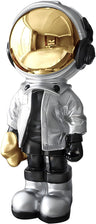 Astronaut Statues Spaceman Arts Gifts Light Blue Figurine Ornament