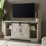 Richmond Modern Farmhouse Sliding Barn Door TV Stand for TVs