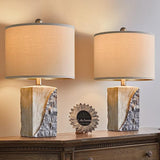 23.75 inch Modern Ceramic Lamps Set of 2