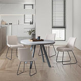 Round Dining Table and Chairs for 4