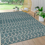 SMB108B-3 Ourika Moroccan Geometric Textured Weave Indoor Area Rug