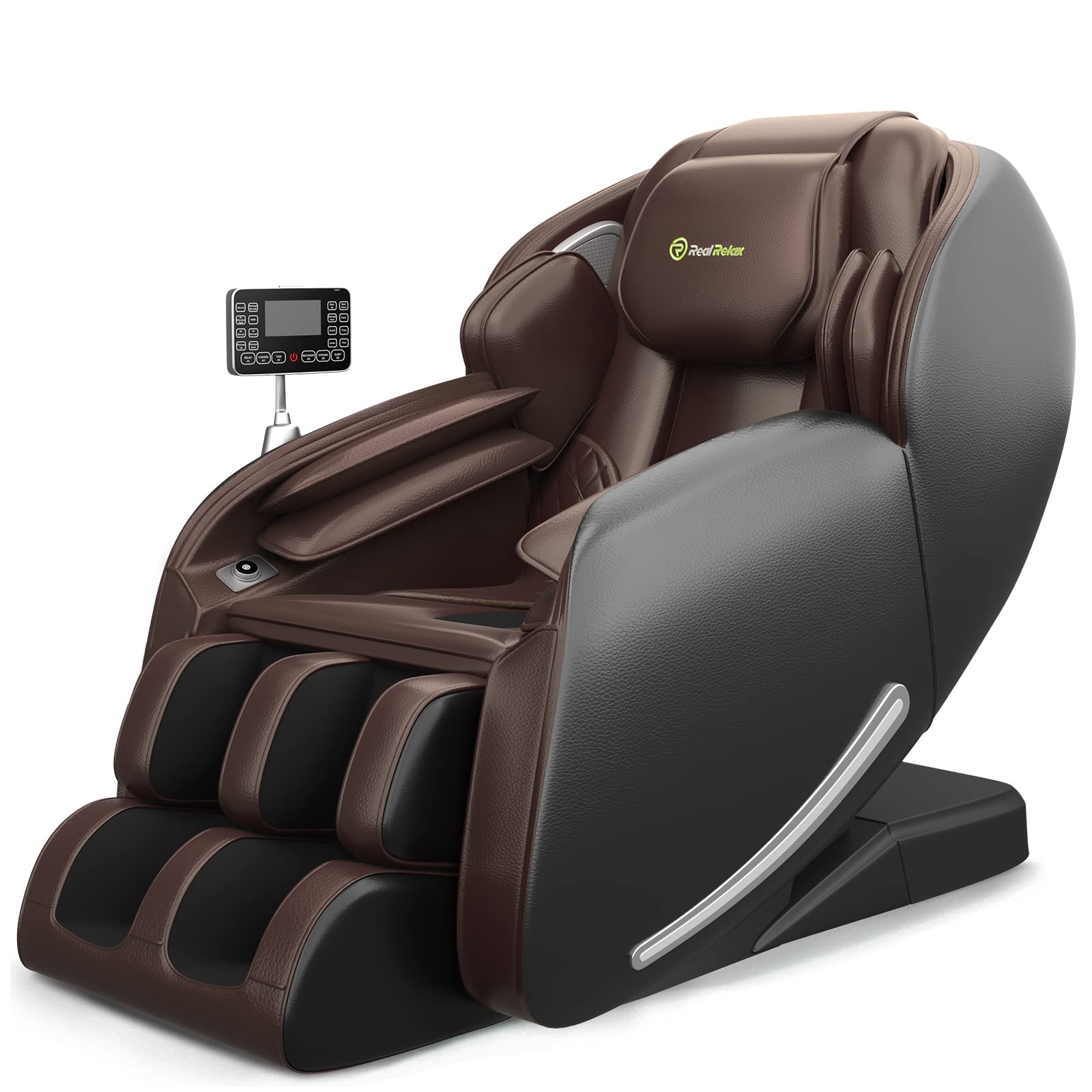 TheraLux SL-Track Massage Chair – Reclined with Foot Rollers