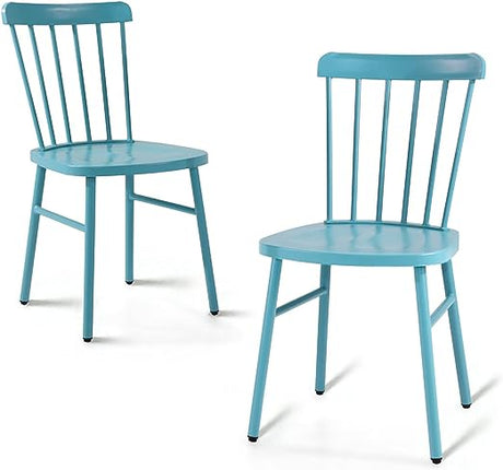 Outdoor Windsor Style Metal Side Chair