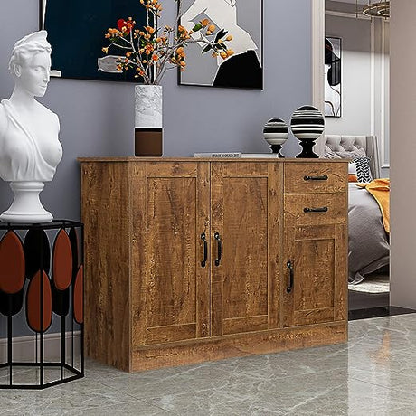 Wood Buffet Sideboard Server Storage Cabinet Console Table