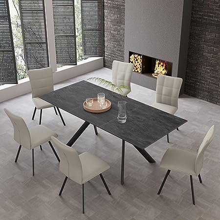 71" Extendable Dining Table Set