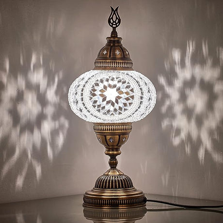 Turkish Moroccan Mosaic Table Bedside Night Lamp