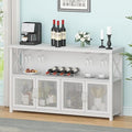 Wine Bar Cabinet, Industrial Sideboard Buffet Cabinet, Coffee Bar Cabinet