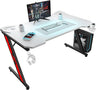 Gaming Desk, Computer and Gaming Table Z Shaped for Pc, Workstation