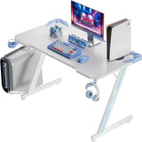 Gaming Desk, Computer and Gaming Table Z Shaped for Pc, Workstation