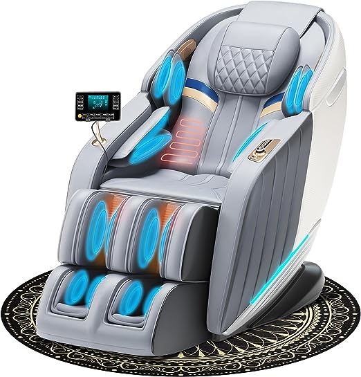 ZenWyse Smart SL-Track Massage Chair – Zero Gravity, Shoulder Detection & 7 Techniques