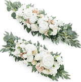 Wedding Artificial Arch Floral Arrangements 2pcs