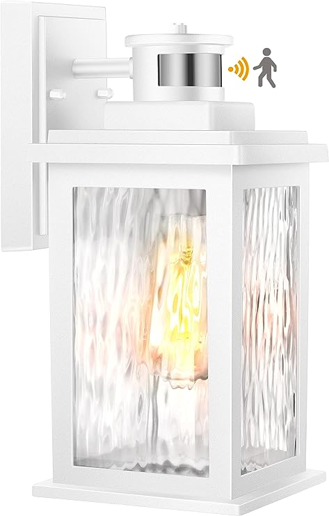 Motion Sensor Outdoor Lights Wall Mount, Dusk To Dawn Exterior Light Fixture