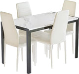 43 Inch Dining Table Set for 4