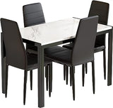 43 Inch Dining Table Set for 4