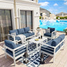 Oversized Aluminum Patio Furniture Set