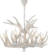 Antler Chandelier E12 Base Retro Decorative Chandelier