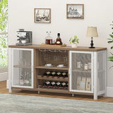 Liquor Bar Cabinet, Industrial Wine Bar Cabinet