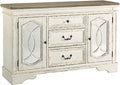 Londenbay Classic Farmhouse Dining Server with 3 Drawers and 2 Cabinet Doors