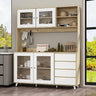 Large Kitchen Hutch Storage Cabinet