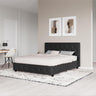 Dakota Upholstered Platform Bed with Diamond Button Tufted Headboard